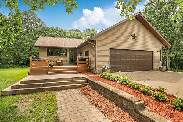 5 Acres of Land with Home for Sale in Clear Lake, Minnesota