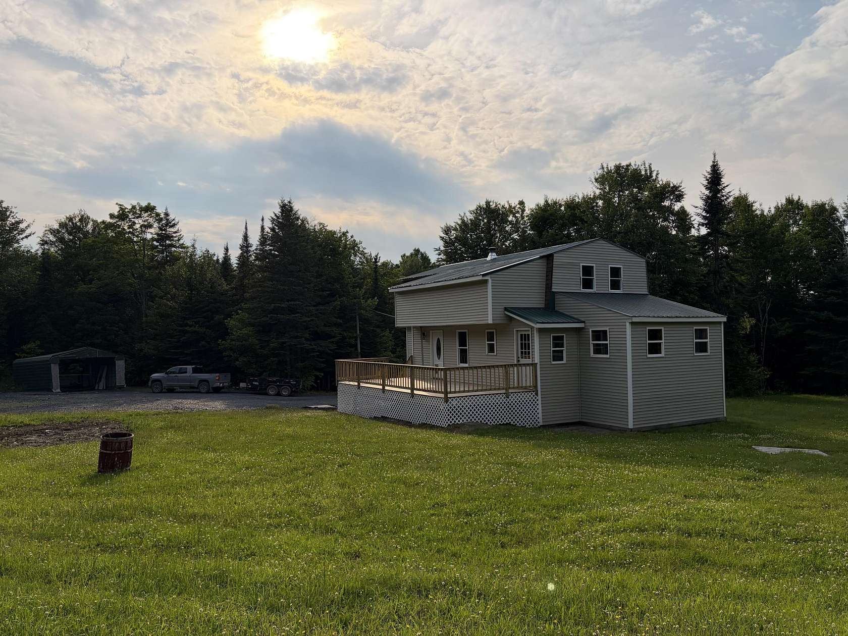 12 Acres of Recreational Land with Home for Sale in Shirley Town, Maine