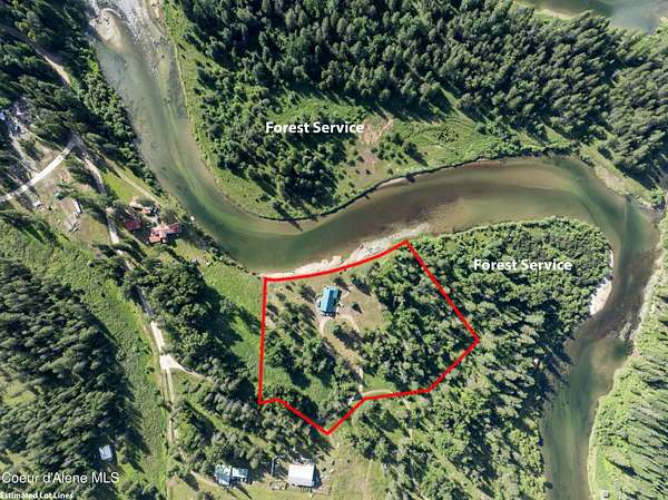 5 Acres of Land with Home for Sale in Priest River, Idaho