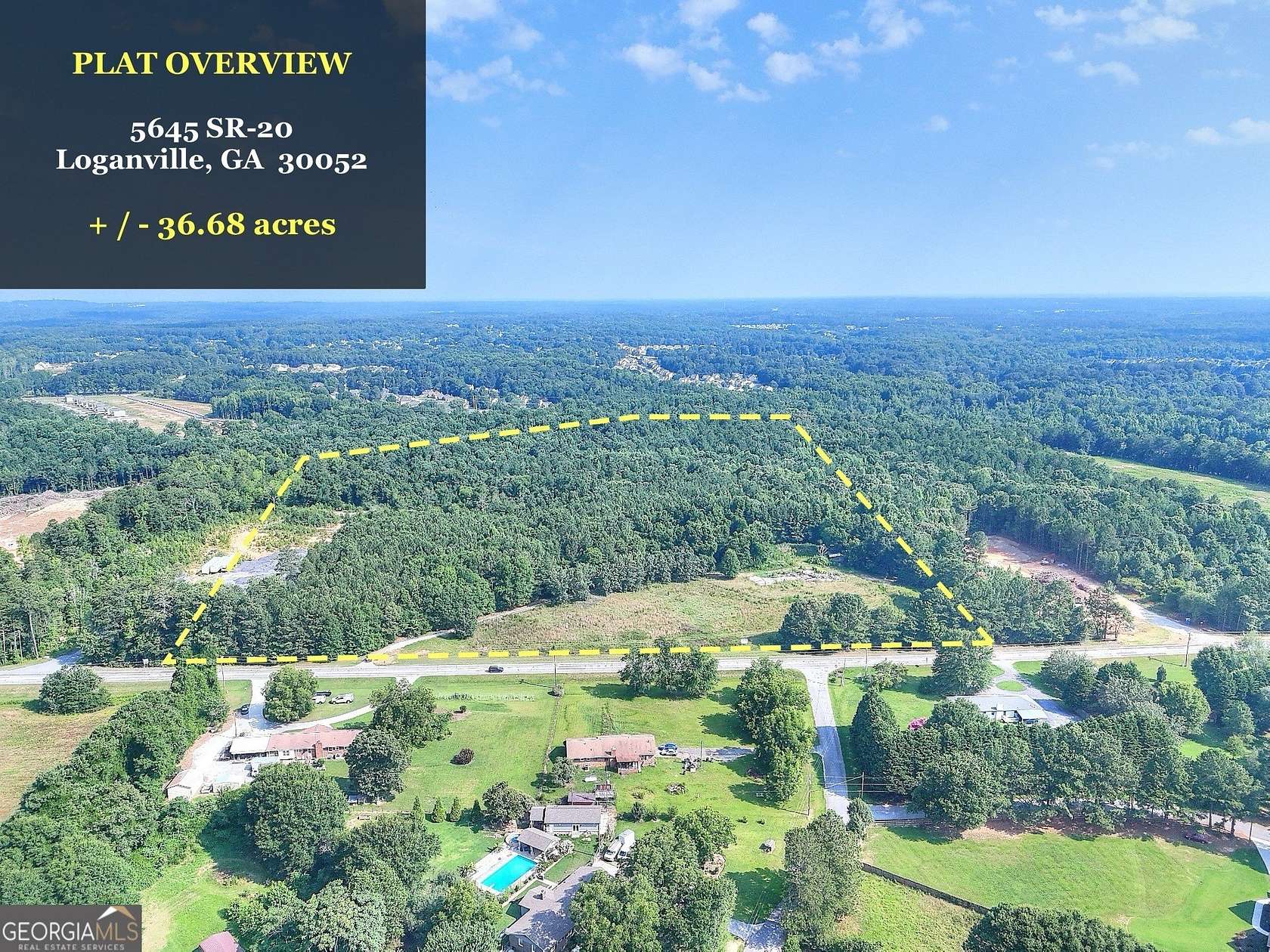 36.7 Acres of Land for Sale in Loganville, Georgia
