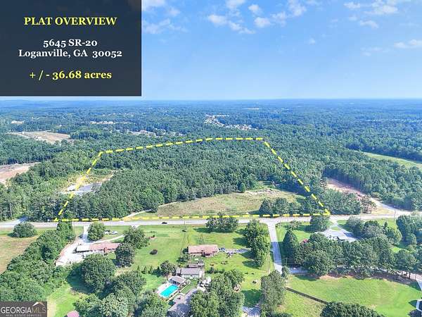 36.7 Acres of Land for Sale in Loganville, Georgia