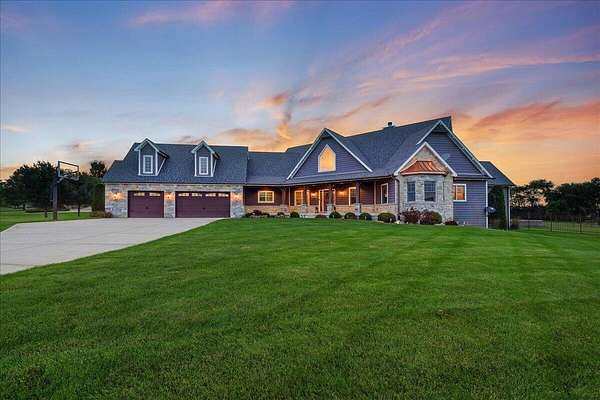 1.76 Acres of Land with Home for Sale in Cedar Lake, Indiana