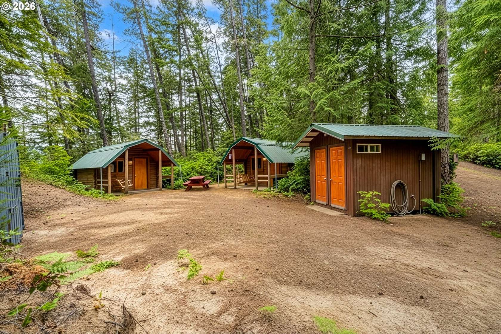12.8 Acres of Recreational Land with Home for Sale in Cloverdale, Oregon