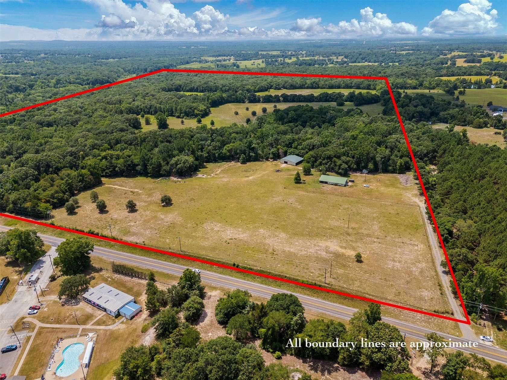 162 Acres of Land with Home for Sale in Murchison, Texas