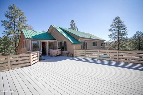 6.66 Acres of Land with Home for Sale in Nutrioso, Arizona