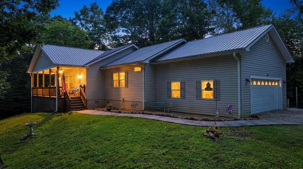 3.17 Acres of Land with Home for Sale in Franklin, North Carolina
