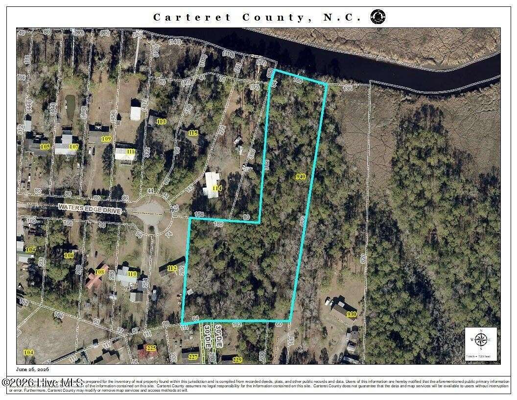 3.26 Acres of Residential Land for Sale in Newport, North Carolina