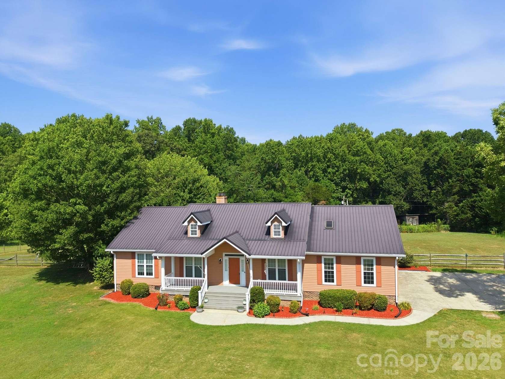 3.1 Acres of Land with Home for Sale in Woodleaf, North Carolina