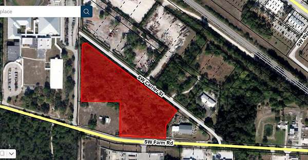 6 Acres of Commercial Land for Auction in Indiantown, Florida