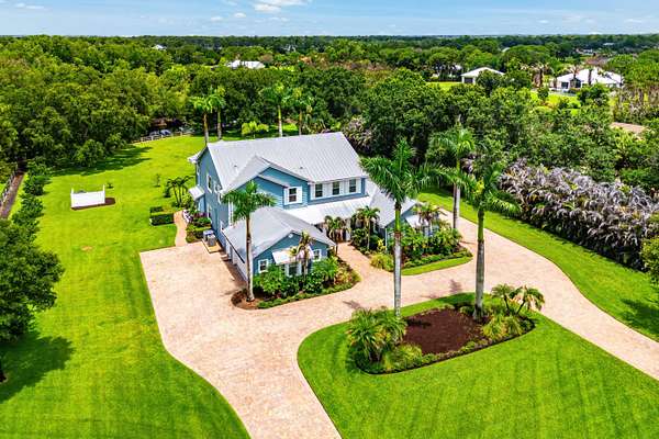 2 Acres of Land with Home for Sale in Palm City, Florida