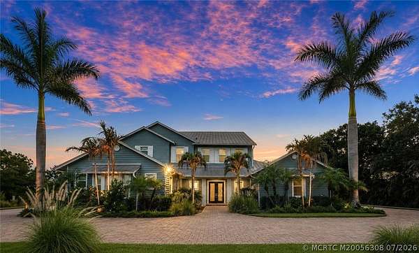 2 Acres of Land with Home for Sale in Palm City, Florida