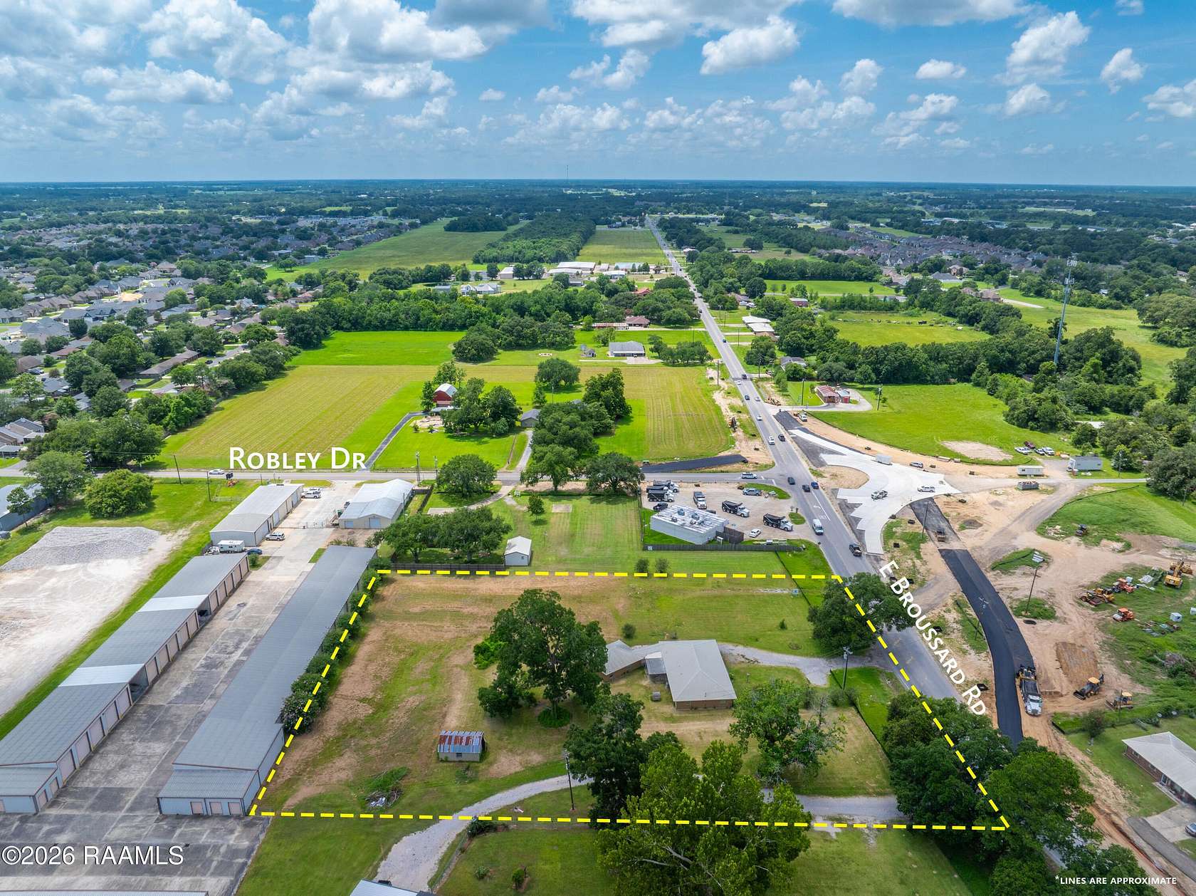 2.2 Acres of Commercial Land for Sale in Lafayette, Louisiana