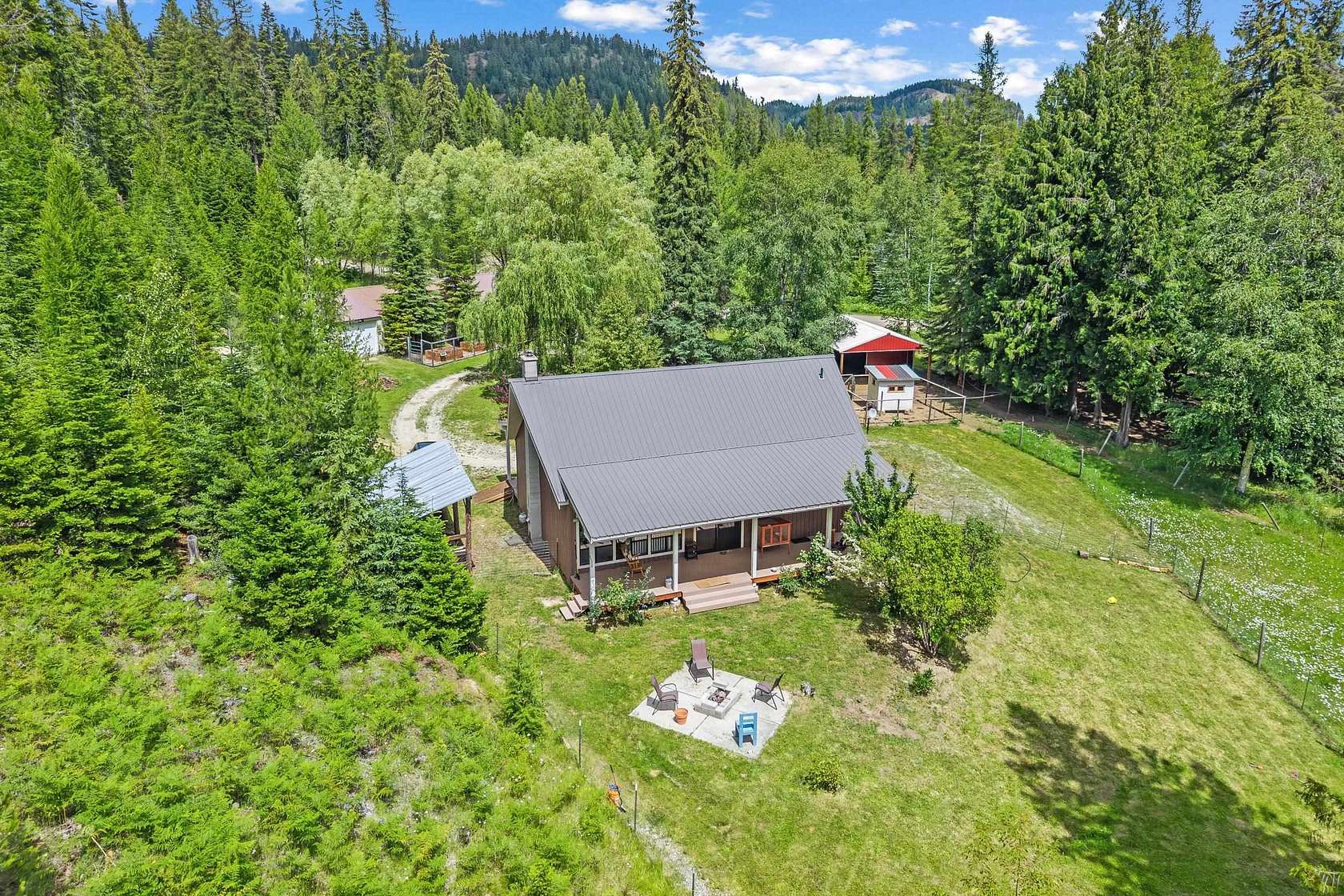 20.4 Acres of Recreational Land with Home for Sale in Ione, Washington