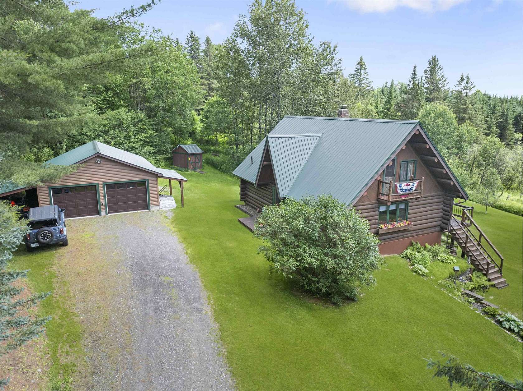 8.18 Acres of Land with Home for Sale in Colebrook, New Hampshire