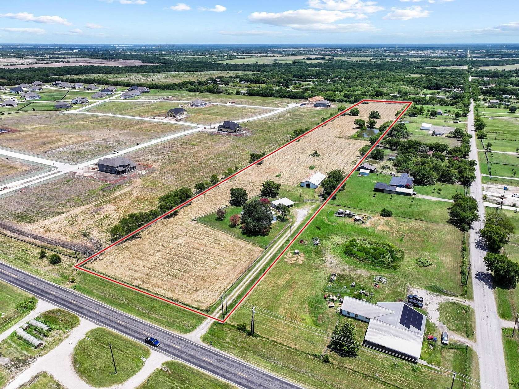 10 Acres of Land with Home for Sale in Royse City, Texas