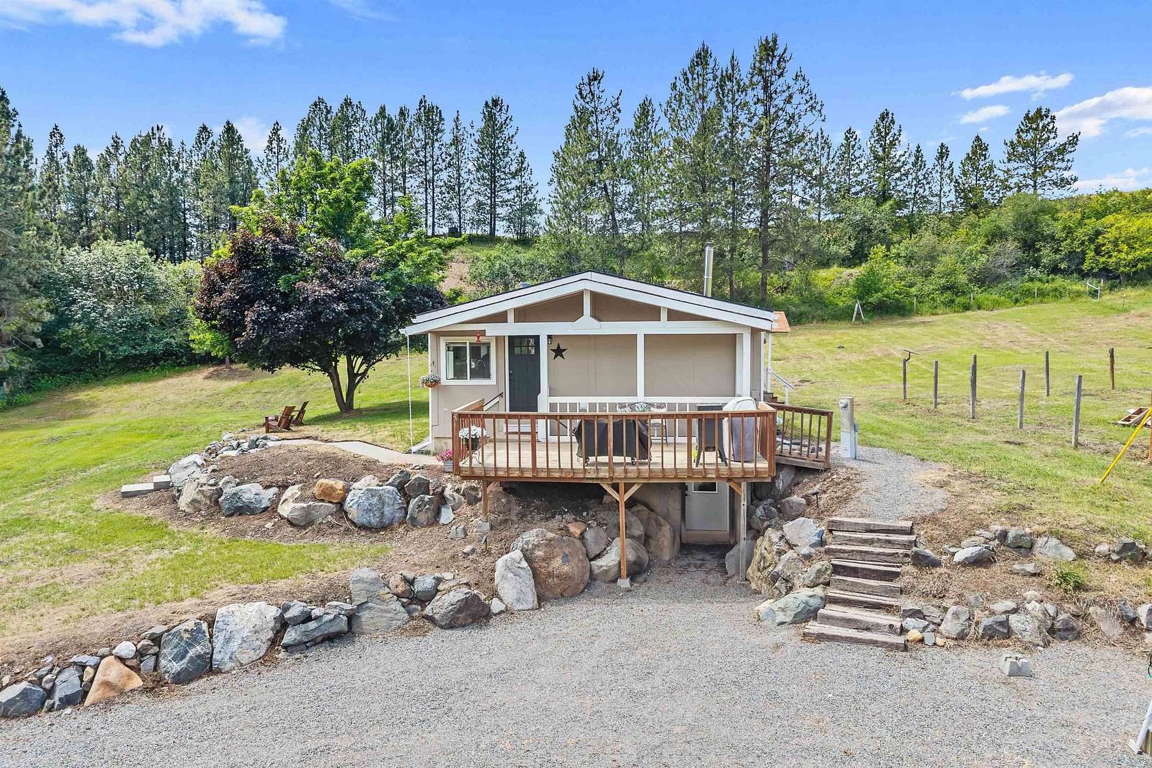 2 Acres of Land with Home for Sale in Hunters, Washington