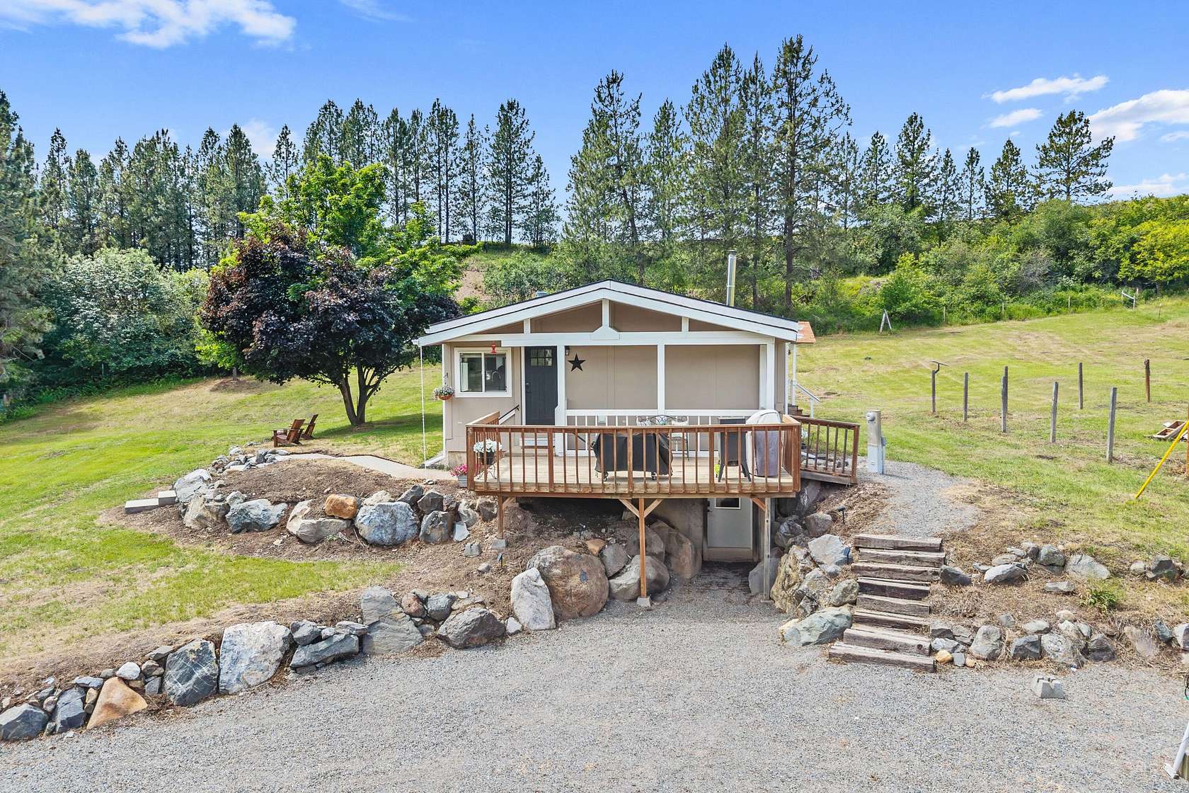 2 Acres of Land with Home for Sale in Hunters, Washington