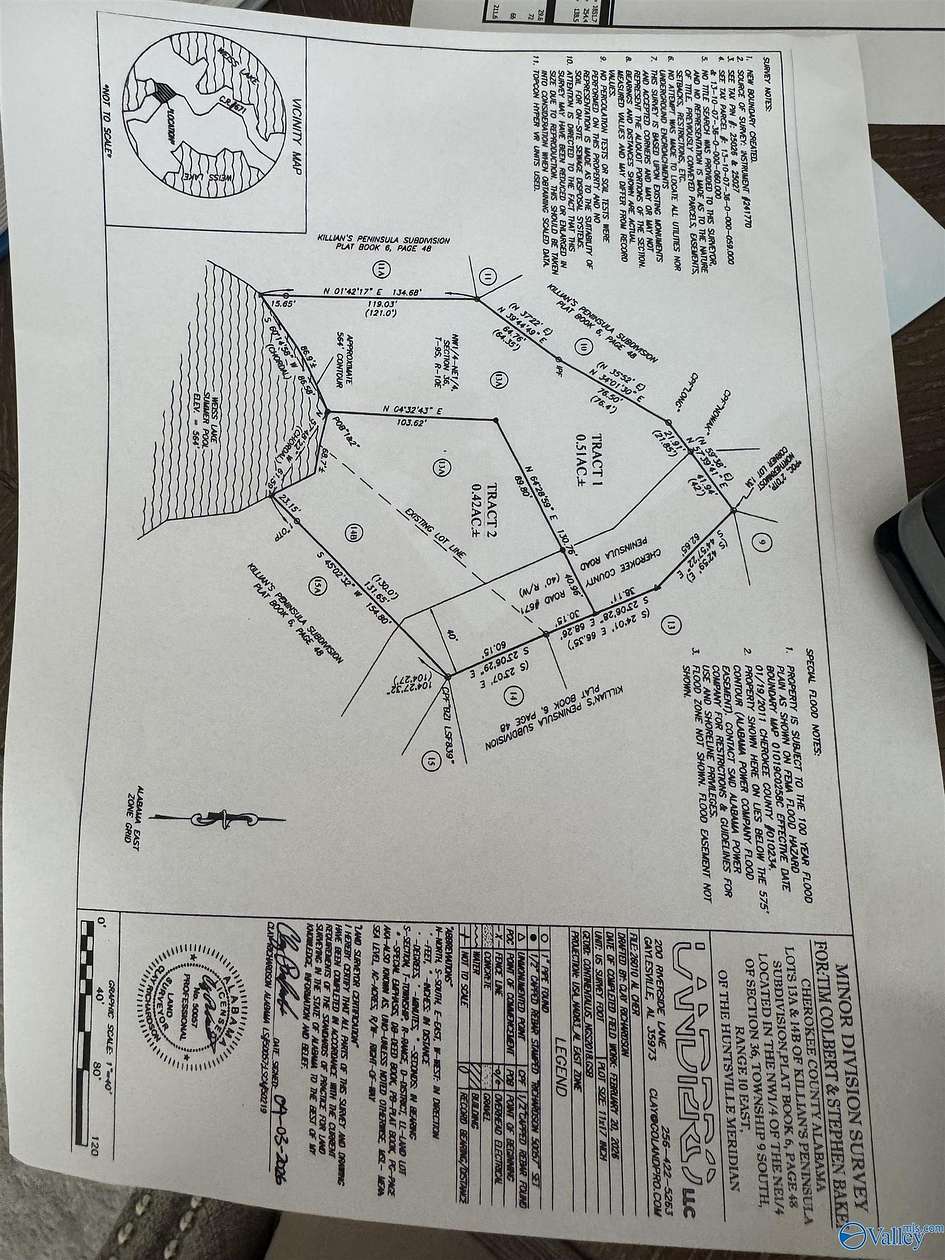 0.51 Acres of Land for Sale in Cedar Bluff, Alabama