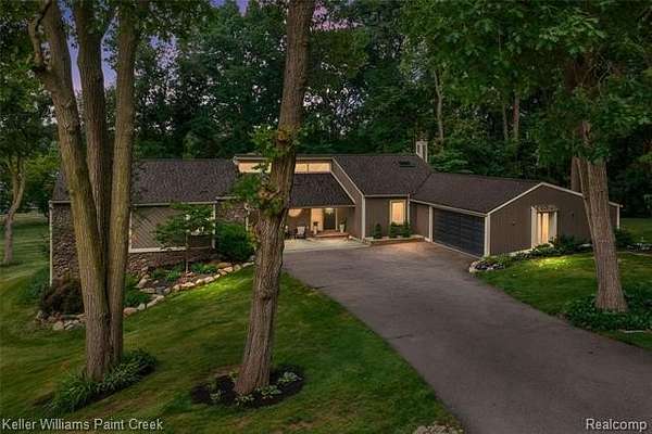 3 Acres of Land with Home for Sale in Clarkston, Michigan