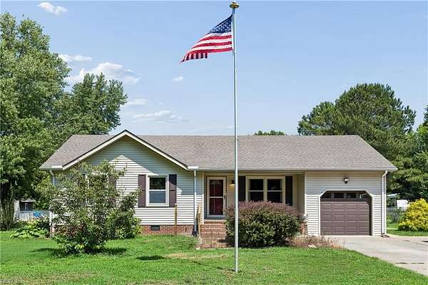 2 Acres of Land with Home for Sale in Suffolk, Virginia