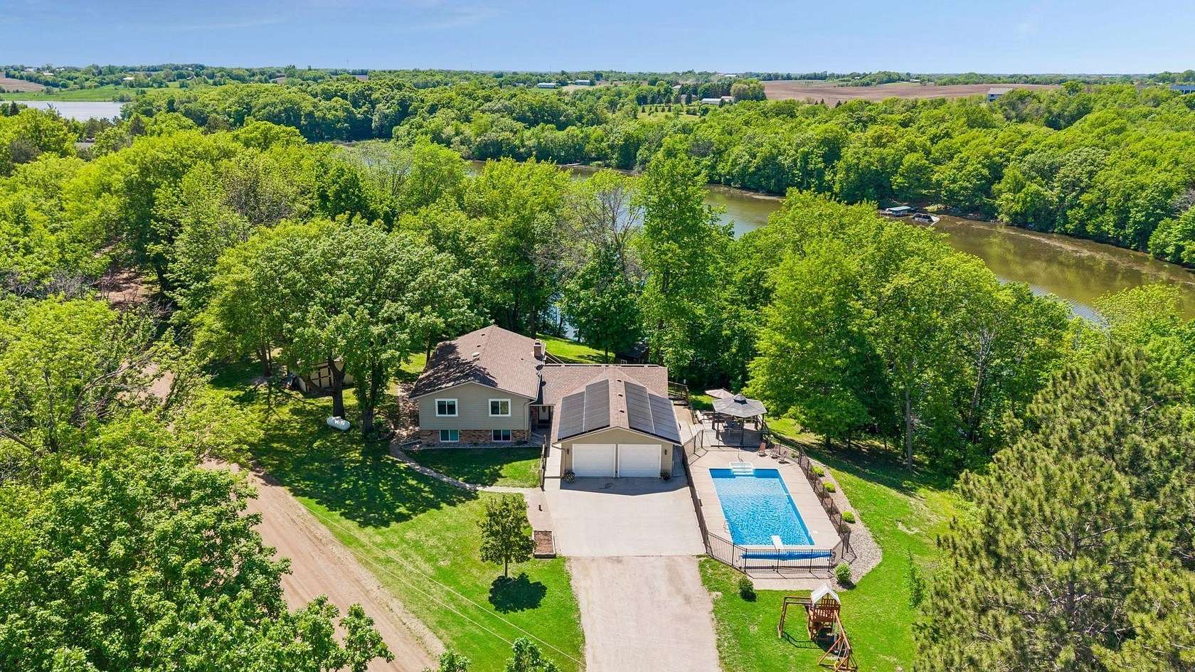 5 Acres of Land with Home for Sale in Buffalo, Minnesota