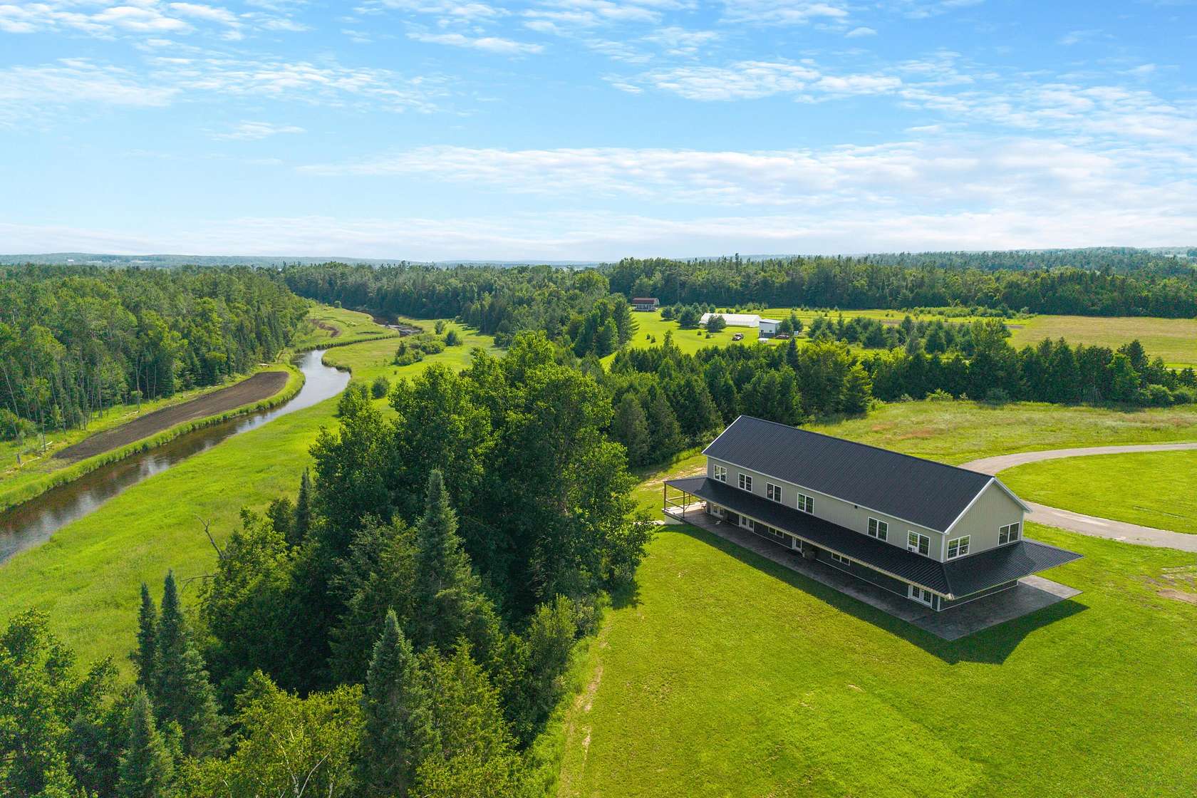 80 Acres of Land with Home for Sale in Herron, Michigan