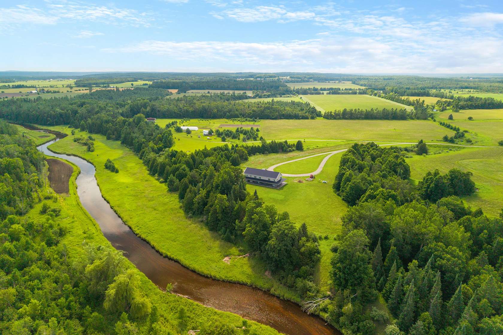 80 Acres of Land with Home for Sale in Herron, Michigan