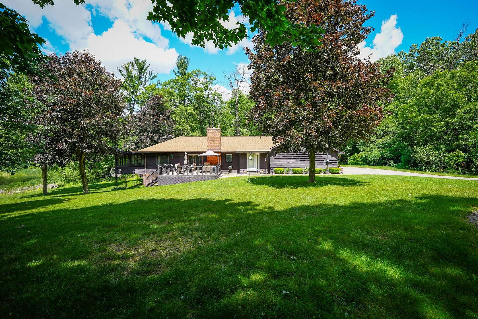 33 Acres of Recreational Land with Home for Sale in Howard City, Michigan