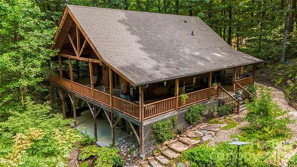 5.9 Acres of Land with Home for Sale in Lake Lure, North Carolina