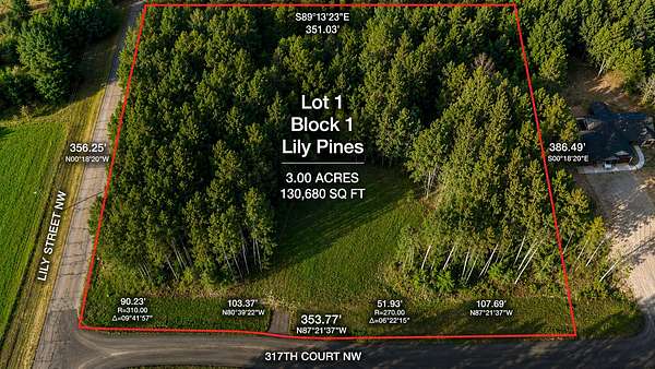3 Acres of Residential Land for Sale in Cambridge, Minnesota