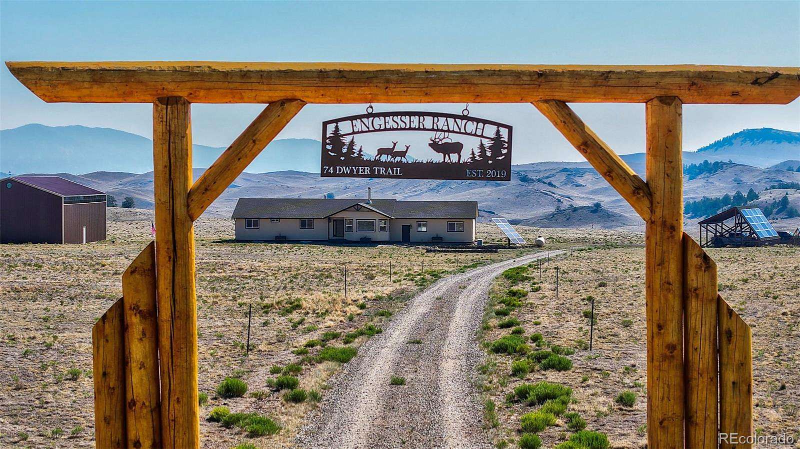 112 Acres of Recreational Land with Home for Sale in Hartsel, Colorado