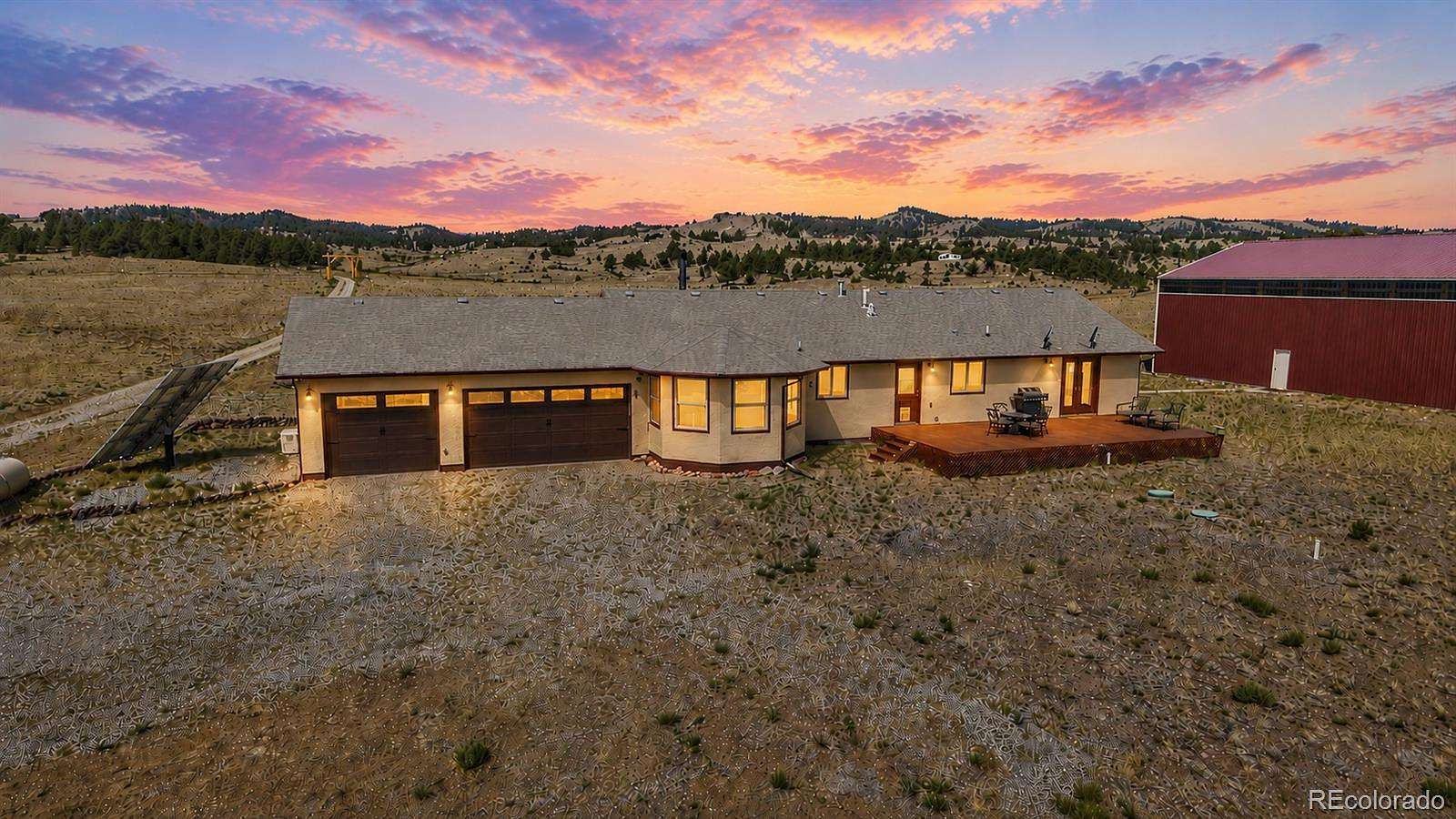 112 Acres of Recreational Land with Home for Sale in Hartsel, Colorado