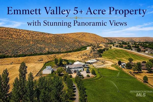 5 Acres of Land with Home for Sale in Emmett, Idaho