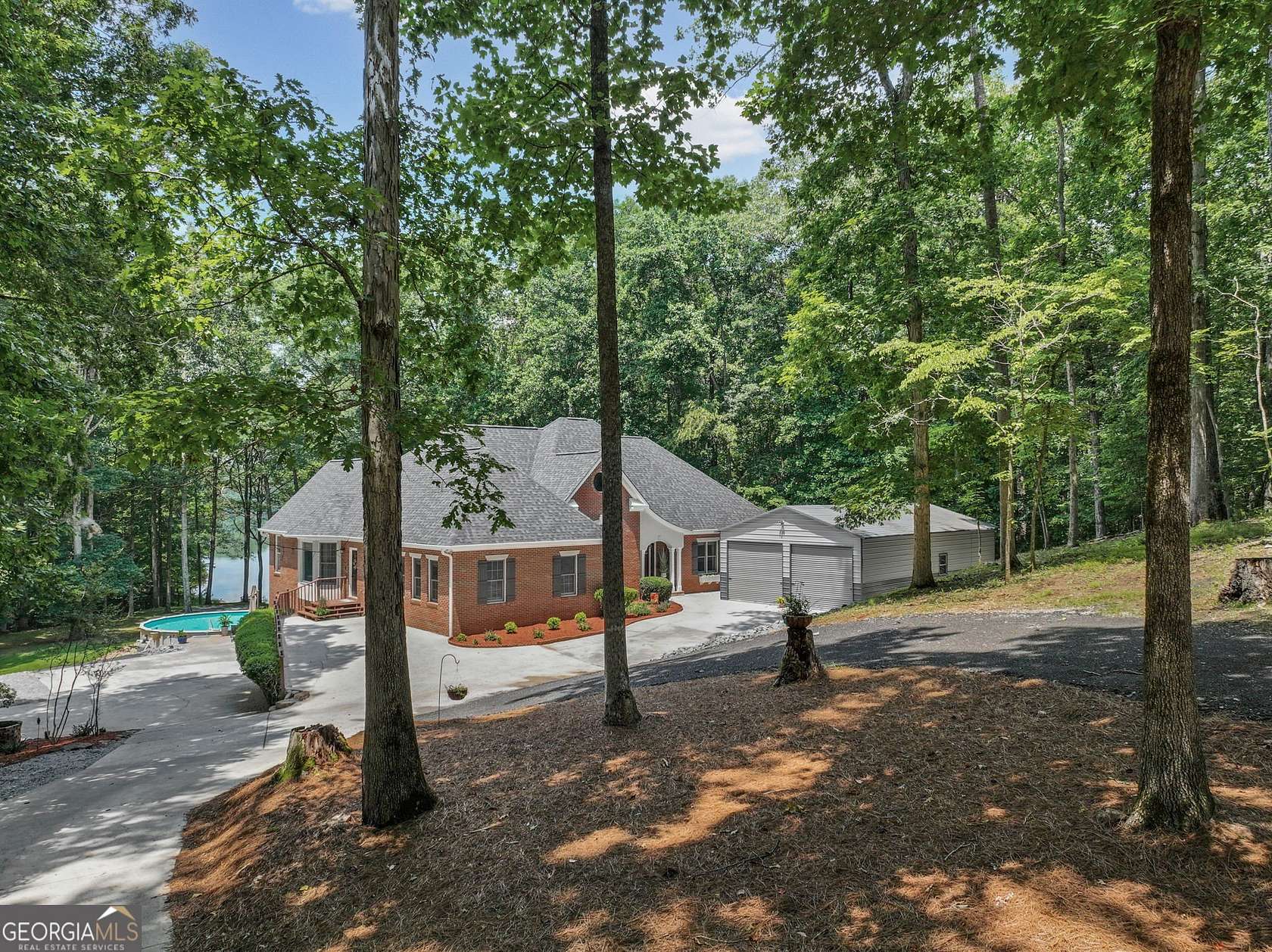 3.76 Acres of Land with Home for Sale in Newnan, Georgia