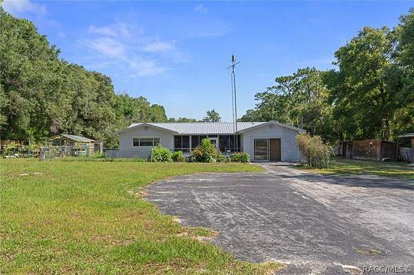 1.63 Acres of Land with Home for Sale in Homosassa, Florida