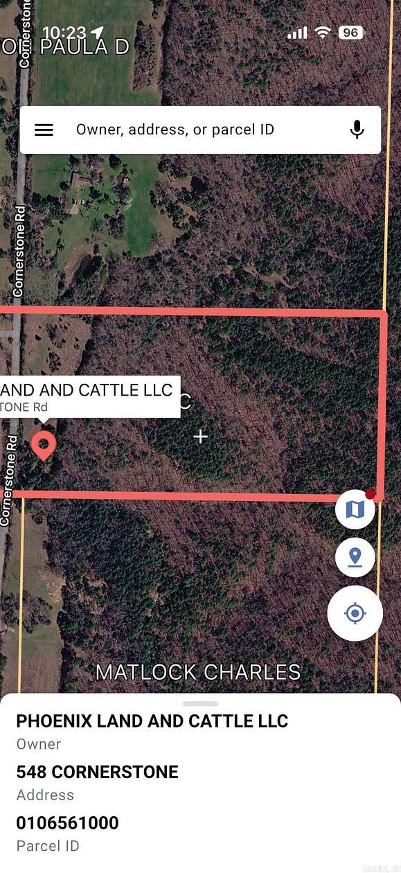 20 Acres of Recreational & Residential Land for Sale in Pleasant Plains, Arkansas