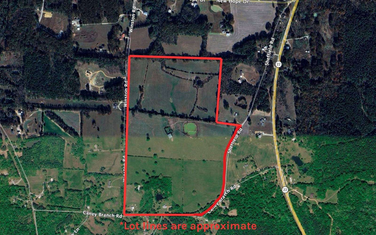 96 Acres of Land for Sale in Adamsville, Tennessee