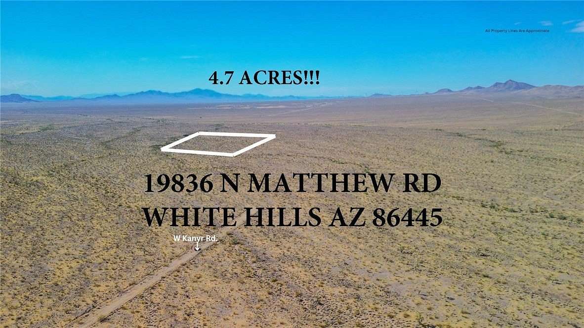 4.7 Acres of Residential Land for Sale in White Hills, Arizona