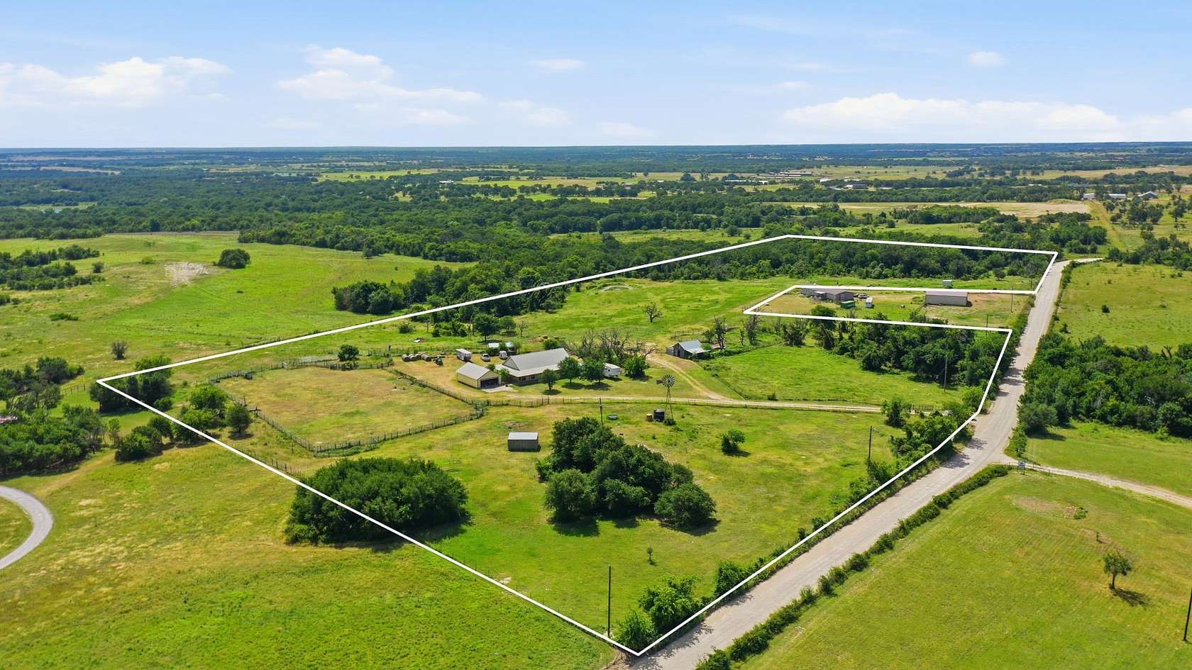 23 Acres of Agricultural Land with Home for Sale in Stephenville, Texas