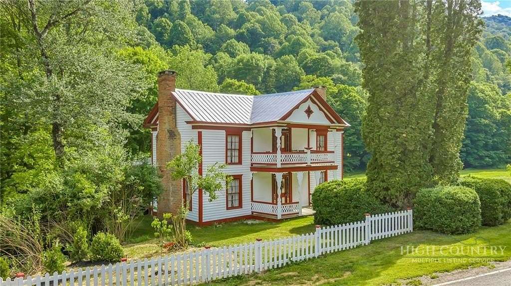 45 Acres of Land with Home for Sale in Lansing, North Carolina