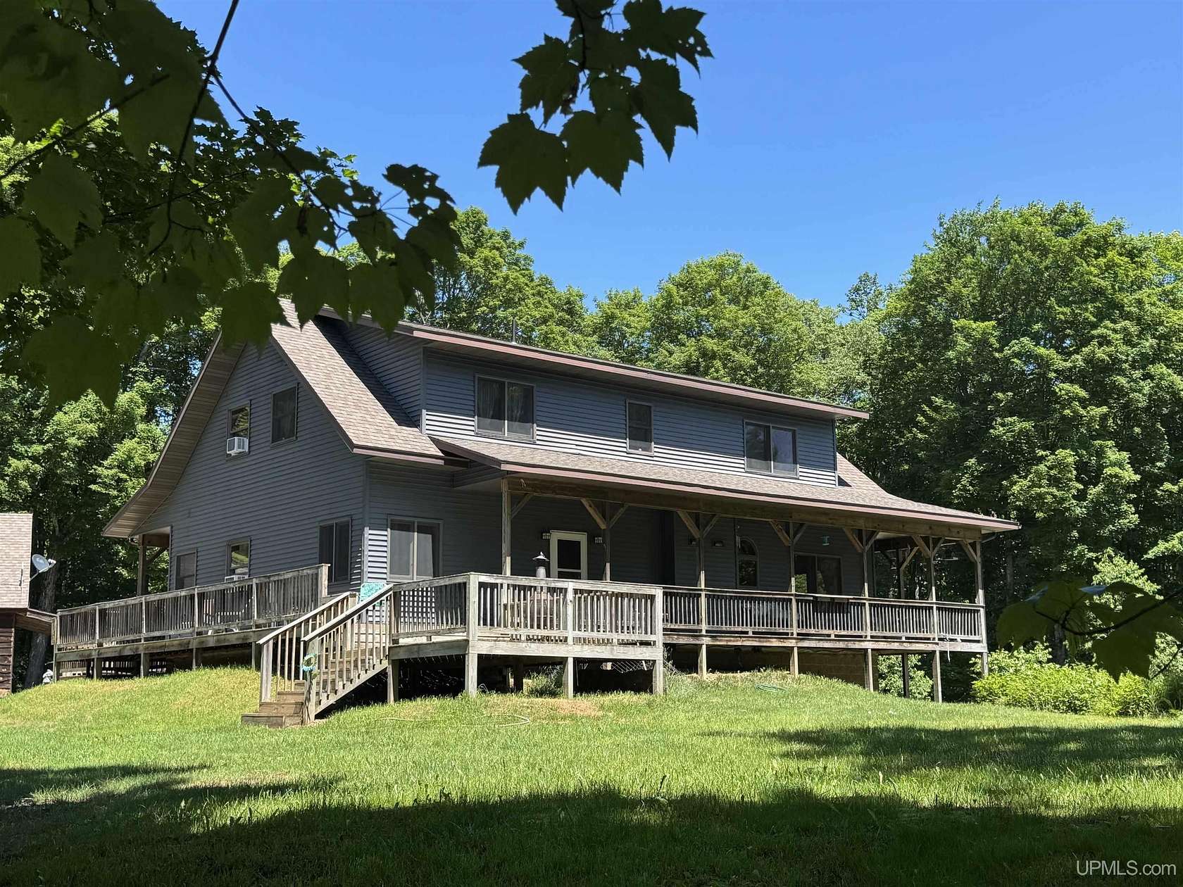 80 Acres of Recreational Land with Home for Sale in Trenary, Michigan