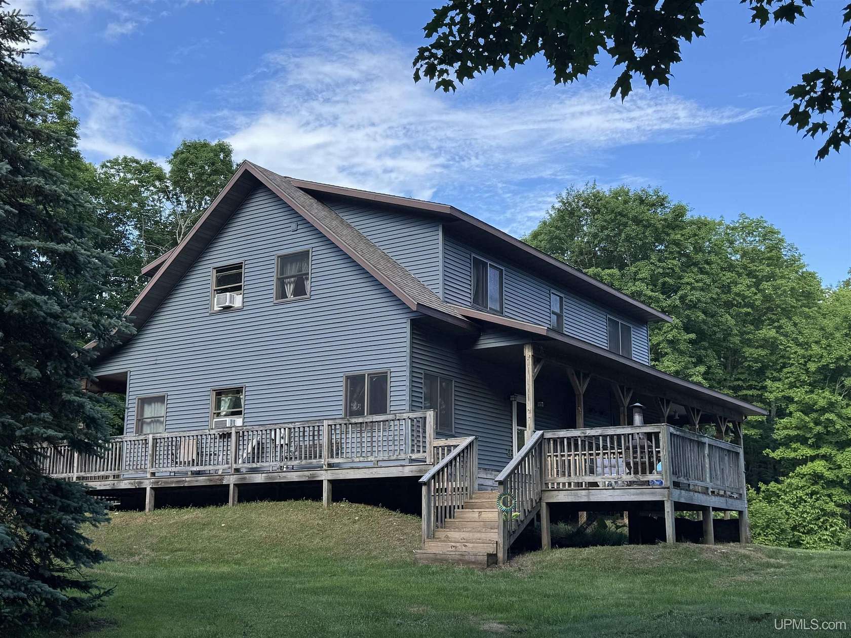80 Acres of Recreational Land with Home for Sale in Trenary, Michigan