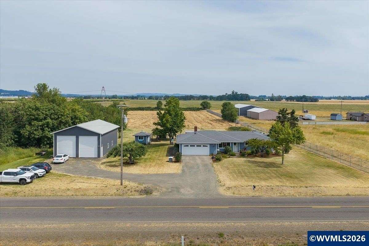 9.73 Acres of Land with Home for Sale in Albany, Oregon