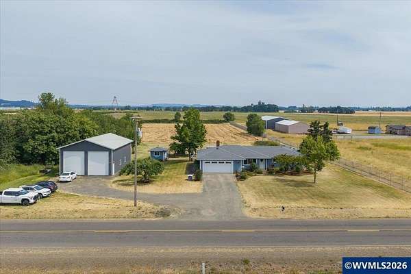 9.73 Acres of Land with Home for Sale in Albany, Oregon