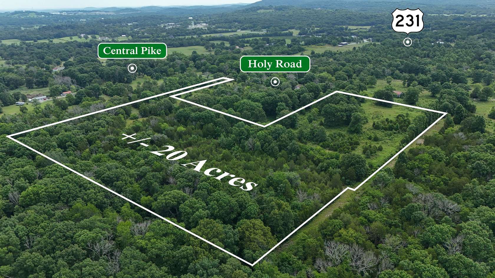 20 Acres of Land for Sale in Lebanon, Tennessee