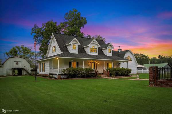 9.58 Acres of Land with Home for Sale in Cotton Valley, Louisiana