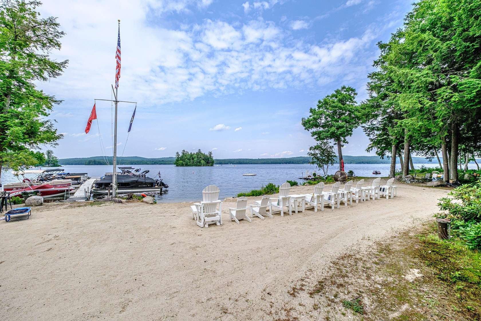 7.8 Acres of Land with Home for Sale in Naples, Maine