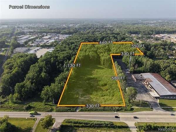 11.1 Acres of Commercial Land for Sale in Westland, Michigan