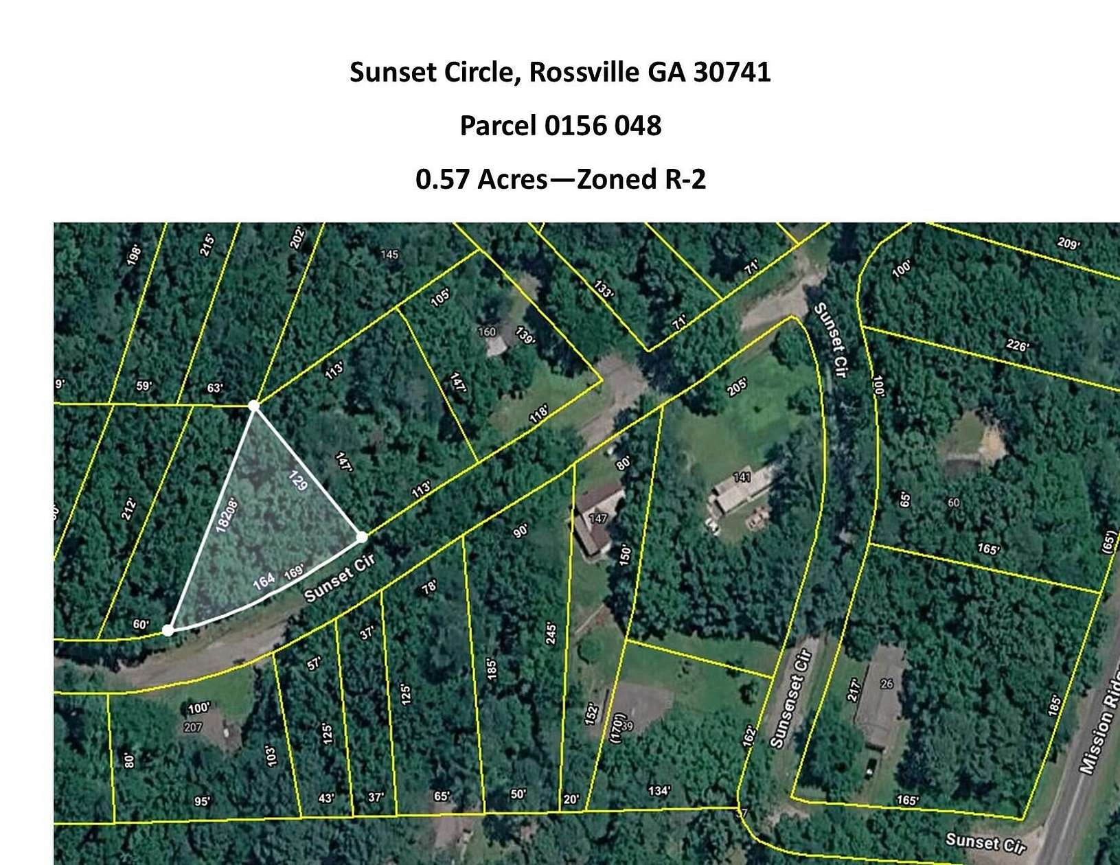 0.57 Acres of Residential Land for Sale in Rossville, Georgia