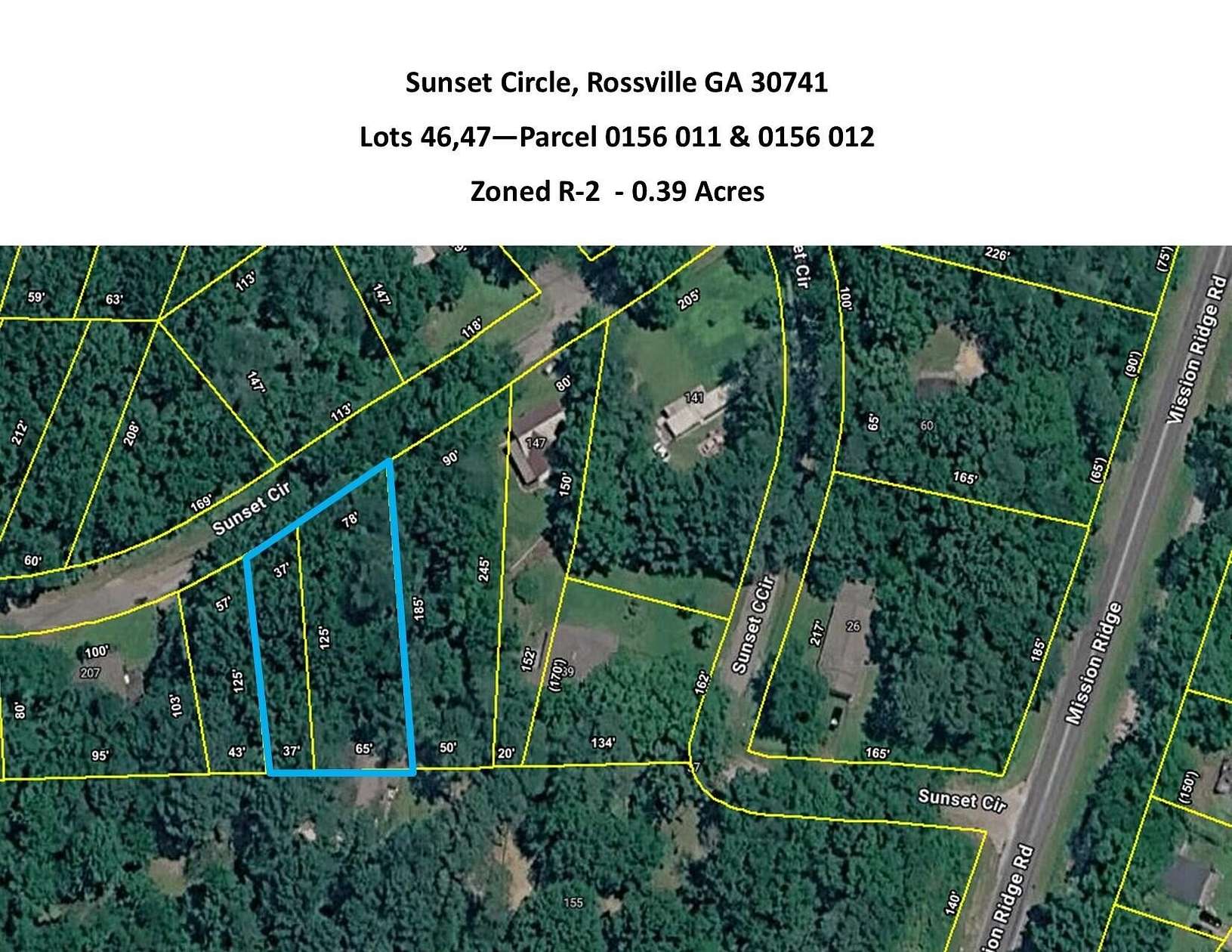 Residential Land for Sale in Rossville, Georgia